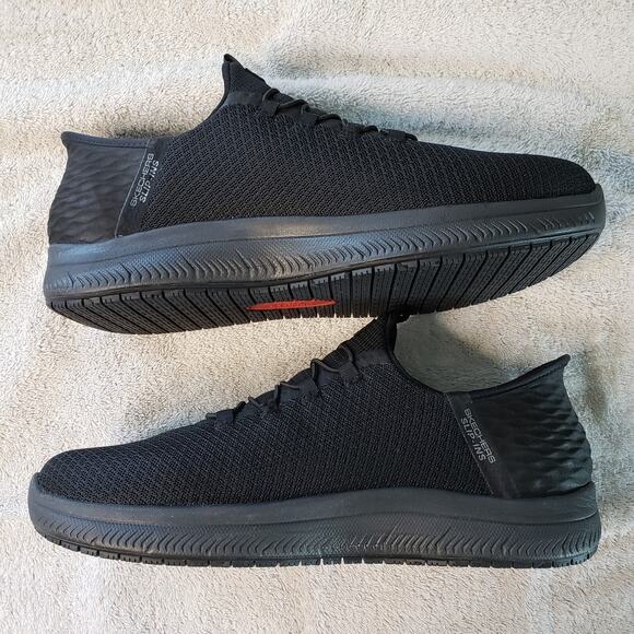 Skechers Slip-Ins Summits Womens 10 Black EH Slip Resistant Comfort Casual - Picture 3 of 8